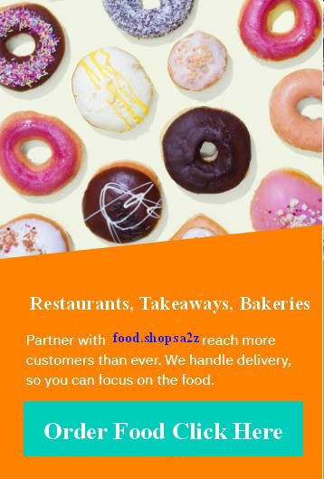 Order Foor from Restaurant, Take Aways, Bakeries, Cafes, etc.