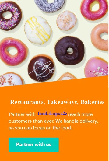 Order Foor from Restaurant, Take Aways, Bakeries, Cafes, etc.